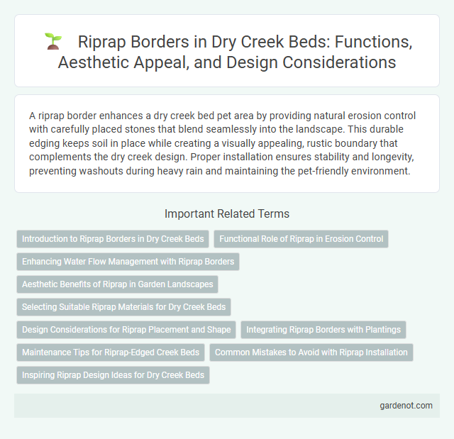 Riprap Borders in Dry Creek Beds: Functions, Aesthetic Appeal, and Design Considerations