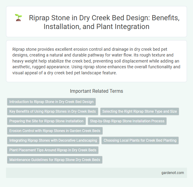 Riprap Stone in Dry Creek Bed Design: Benefits, Installation, and Plant Integration
