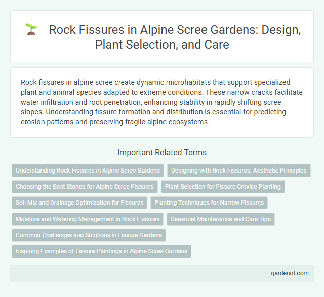 Rock Fissures in Alpine Scree Gardens: Design, Plant Selection, and Care
