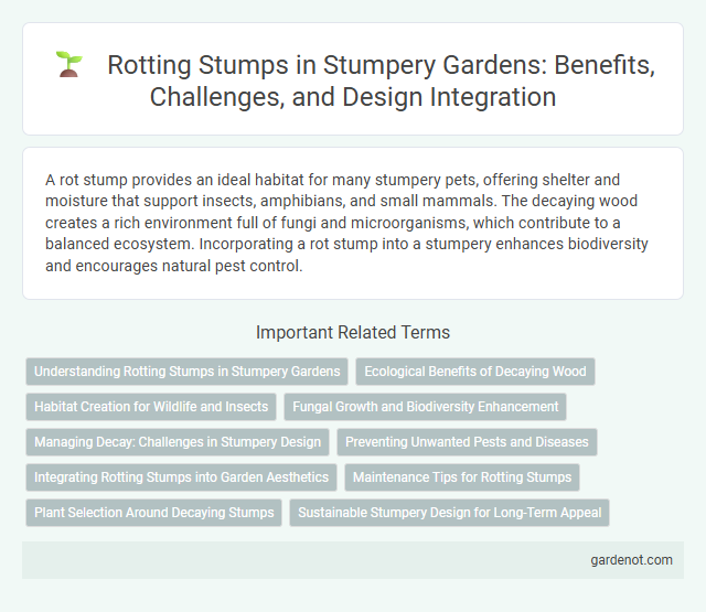 Rotting Stumps in Stumpery Gardens: Benefits, Challenges, and Design Integration