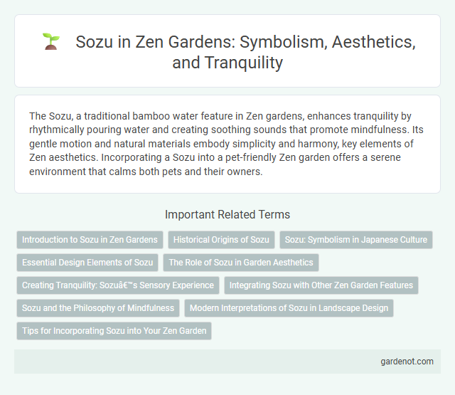 Sozu in Zen Gardens: Symbolism, Aesthetics, and Tranquility