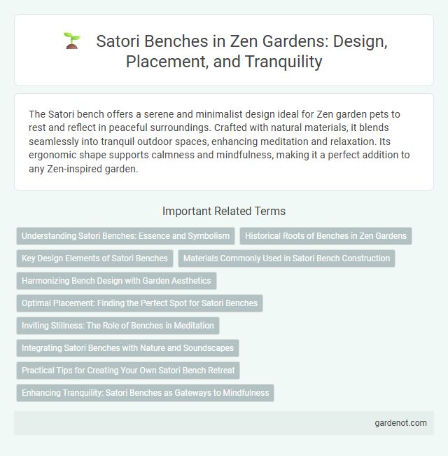 Satori Benches in Zen Gardens: Design, Placement, and Tranquility