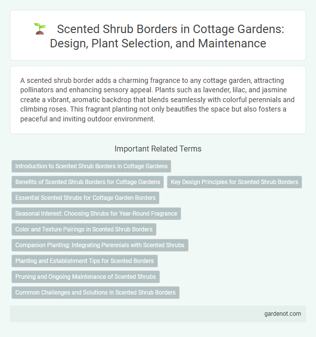 Scented Shrub Borders in Cottage Gardens: Design, Plant Selection, and Maintenance
