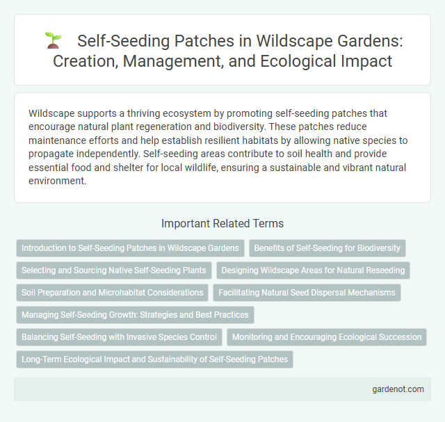 Self-Seeding Patches in Wildscape Gardens: Creation, Management, and Ecological Impact