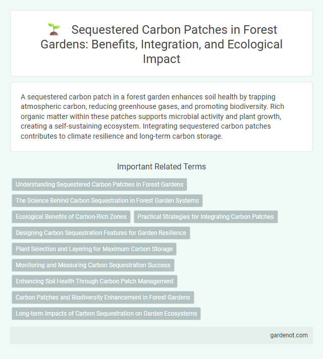 Sequestered Carbon Patches in Forest Gardens: Benefits, Integration, and Ecological Impact