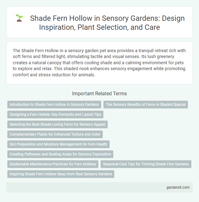 Shade Fern Hollow in Sensory Gardens: Design Inspiration, Plant Selection, and Care