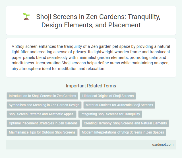 Shoji Screens in Zen Gardens: Tranquility, Design Elements, and Placement