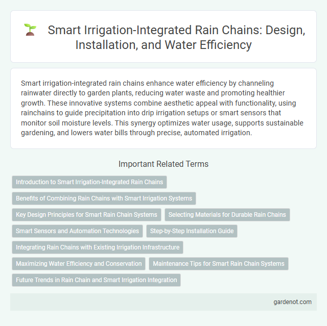 Smart Irrigation-Integrated Rain Chains: Design, Installation, and Water Efficiency
