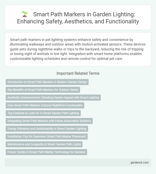 Smart Path Markers in Garden Lighting: Enhancing Safety, Aesthetics, and Functionality