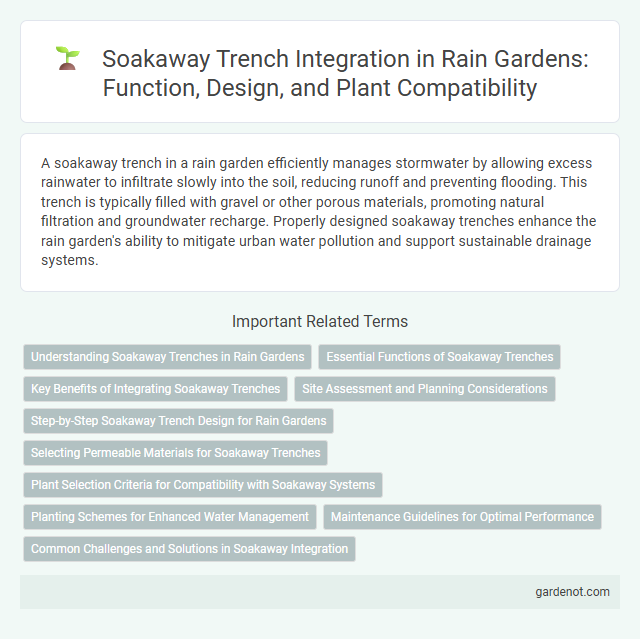 Soakaway Trench Integration in Rain Gardens: Function, Design, and Plant Compatibility