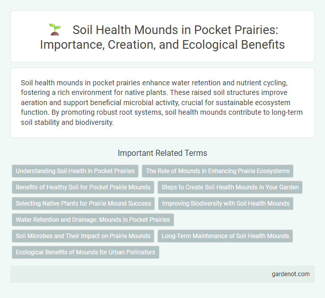 Soil Health Mounds in Pocket Prairies: Importance, Creation, and Ecological Benefits