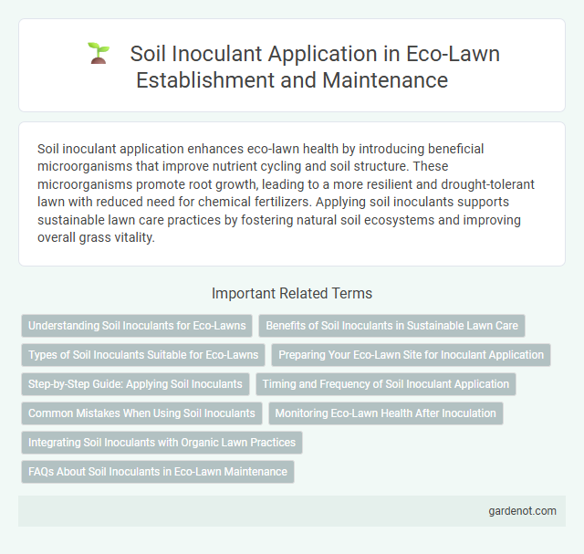 Soil Inoculant Application in Eco-Lawn Establishment and Maintenance