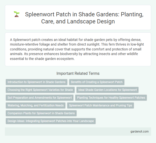 Spleenwort Patch in Shade Gardens: Planting, Care, and Landscape Design