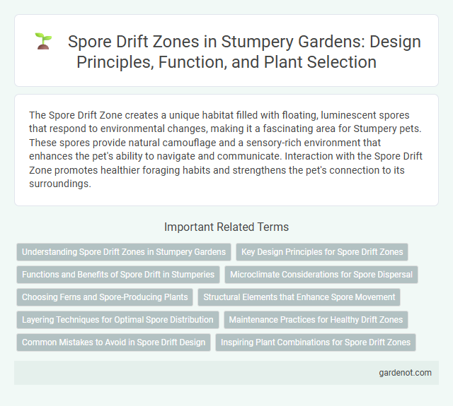 Spore Drift Zones in Stumpery Gardens: Design Principles, Function, and Plant Selection