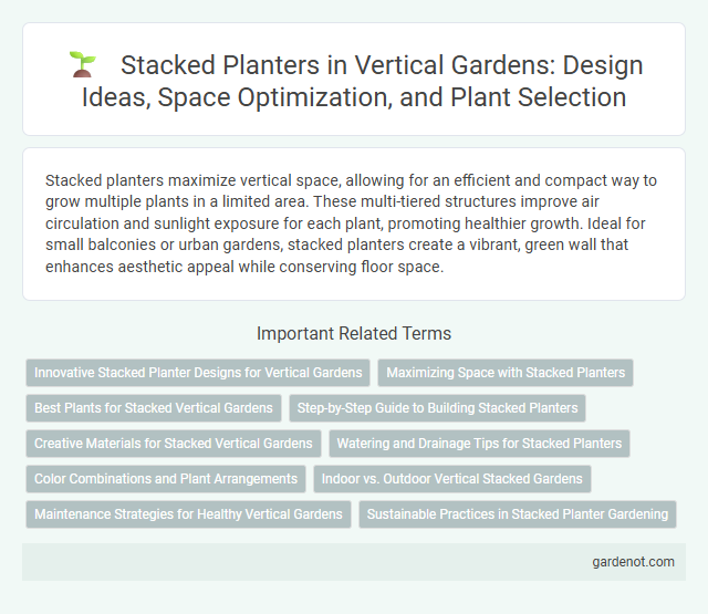 Stacked Planters in Vertical Gardens: Design Ideas, Space Optimization, and Plant Selection