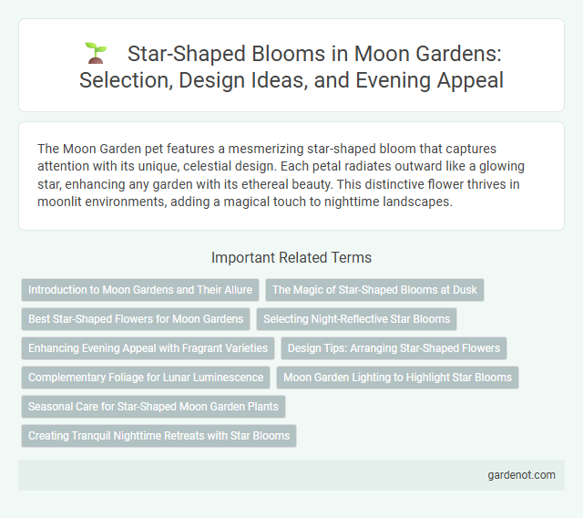 Star-Shaped Blooms in Moon Gardens: Selection, Design Ideas, and Evening Appeal