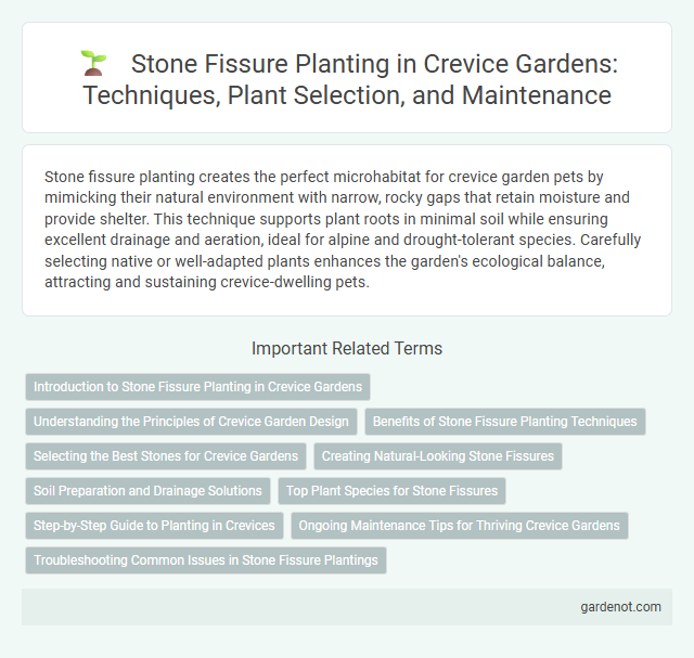 Stone Fissure Planting in Crevice Gardens: Techniques, Plant Selection, and Maintenance