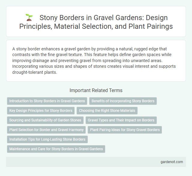 Stony Borders in Gravel Gardens: Design Principles, Material Selection, and Plant Pairings