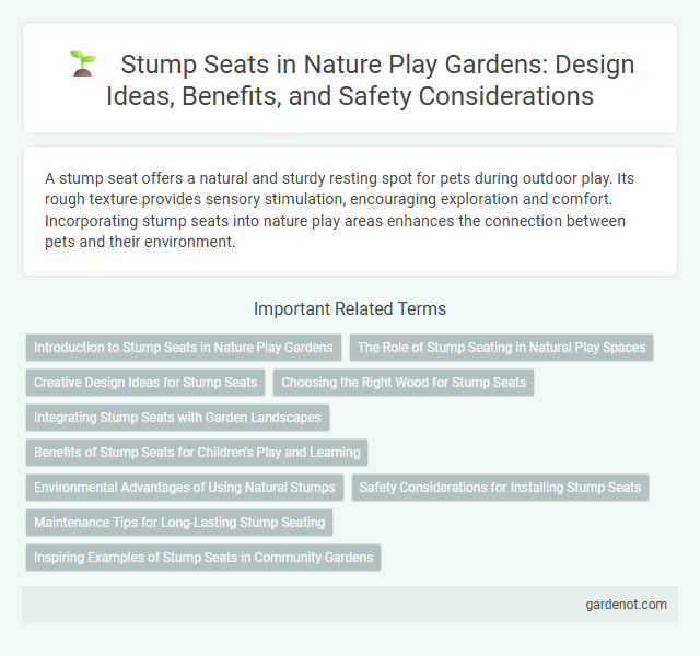 Stump Seats in Nature Play Gardens: Design Ideas, Benefits, and Safety Considerations