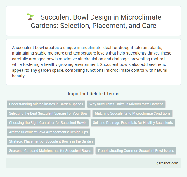 Succulent Bowl Design in Microclimate Gardens: Selection, Placement, and Care