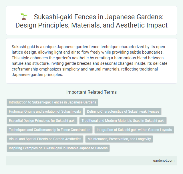 Sukashi-gaki Fences in Japanese Gardens: Design Principles, Materials, and Aesthetic Impact