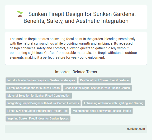 Sunken Firepit Design for Sunken Gardens: Benefits, Safety, and Aesthetic Integration