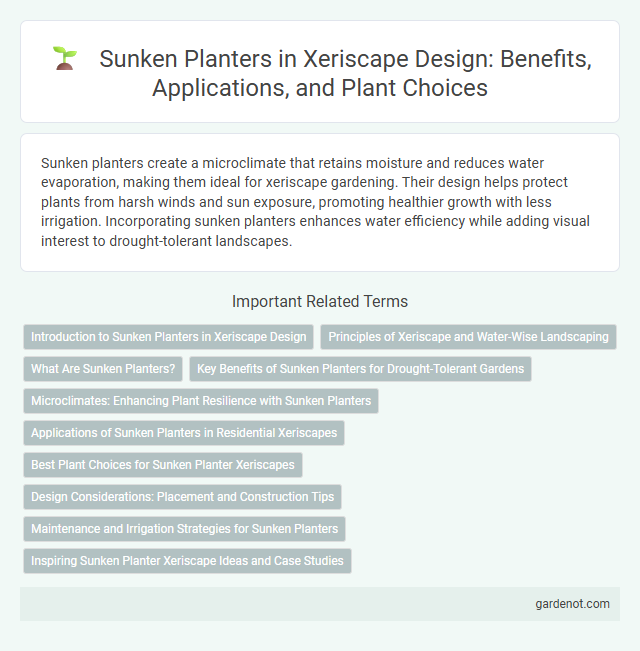 Sunken Planters in Xeriscape Design: Benefits, Applications, and Plant Choices