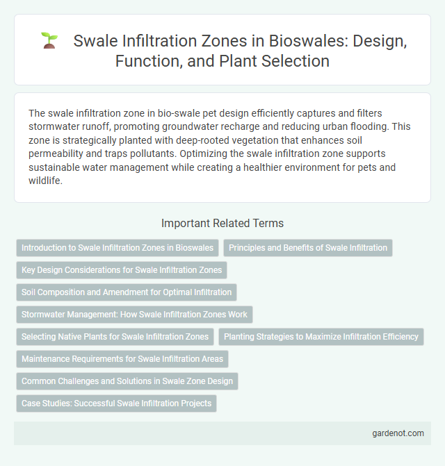 Swale Infiltration Zones in Bioswales: Design, Function, and Plant Selection