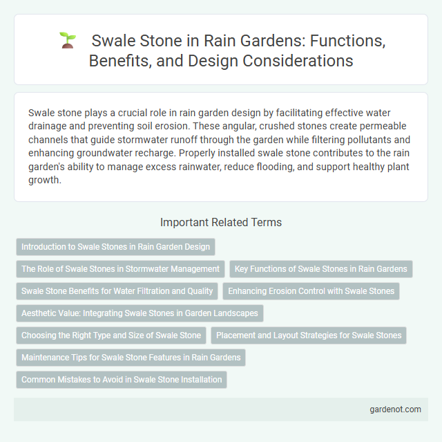 Swale Stone in Rain Gardens: Functions, Benefits, and Design Considerations