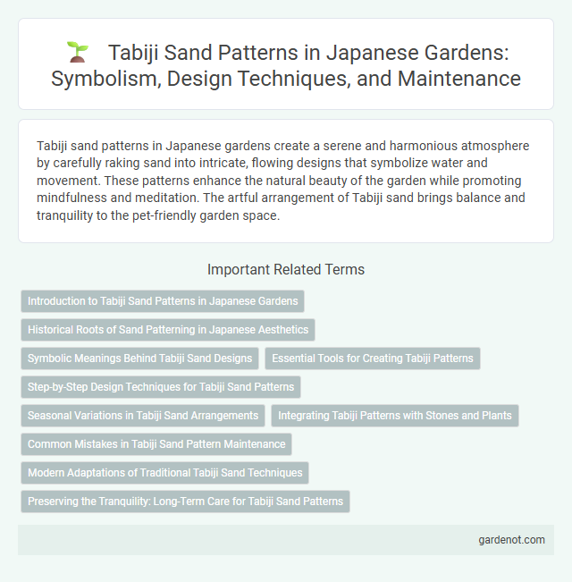 Tabiji Sand Patterns in Japanese Gardens: Symbolism, Design Techniques, and Maintenance
