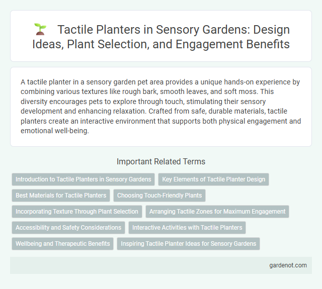 Tactile Planters in Sensory Gardens: Design Ideas, Plant Selection, and Engagement Benefits