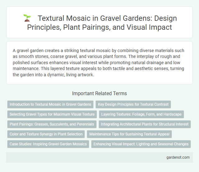 Textural Mosaic in Gravel Gardens: Design Principles, Plant Pairings, and Visual Impact