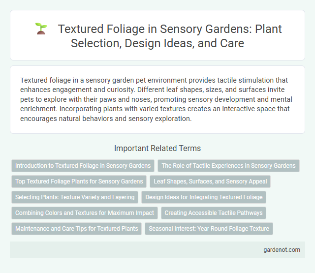Textured Foliage in Sensory Gardens: Plant Selection, Design Ideas, and Care