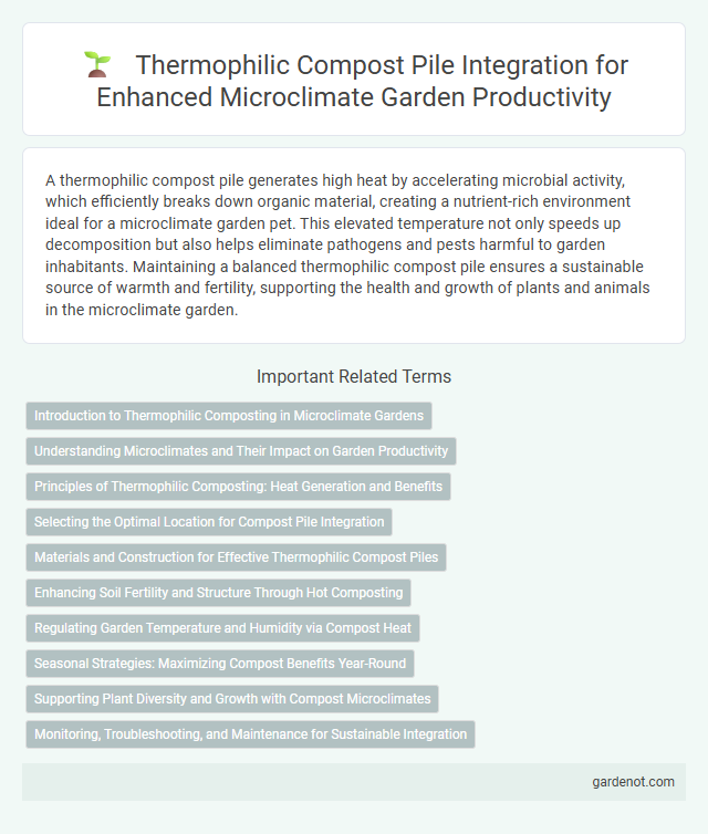 Thermophilic Compost Pile Integration for Enhanced Microclimate Garden Productivity