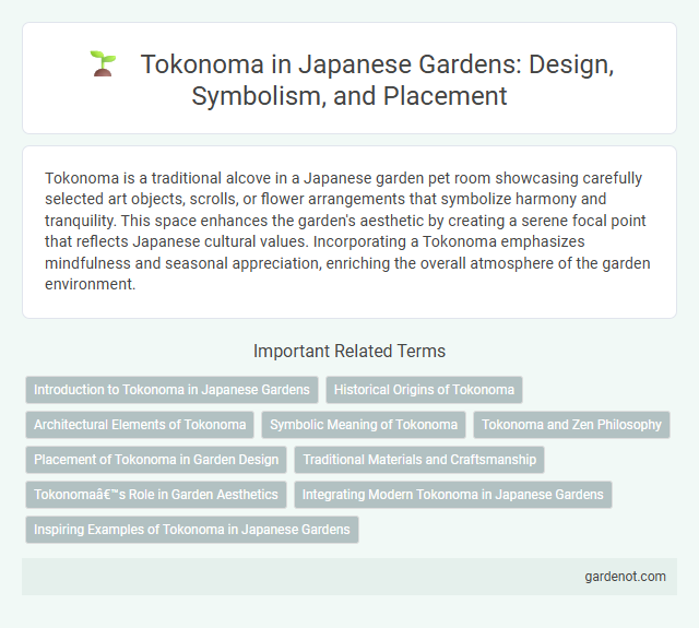 Tokonoma in Japanese Gardens: Design, Symbolism, and Placement