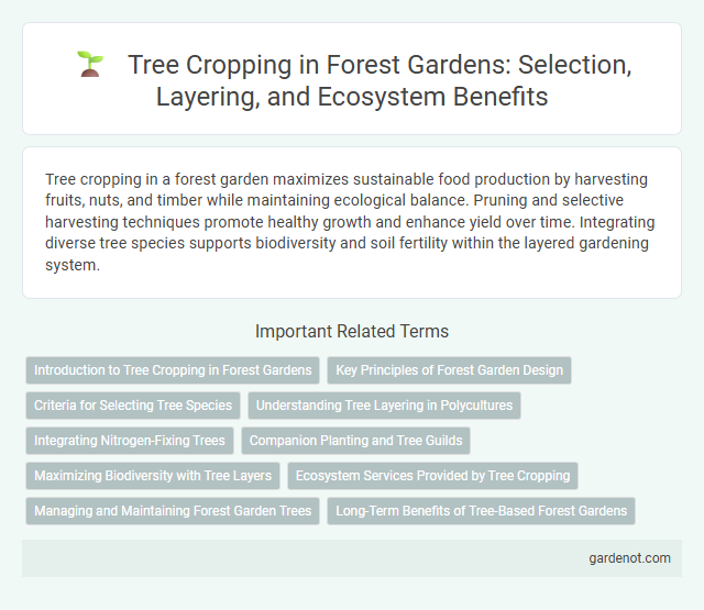 Tree Cropping in Forest Gardens: Selection, Layering, and Ecosystem Benefits