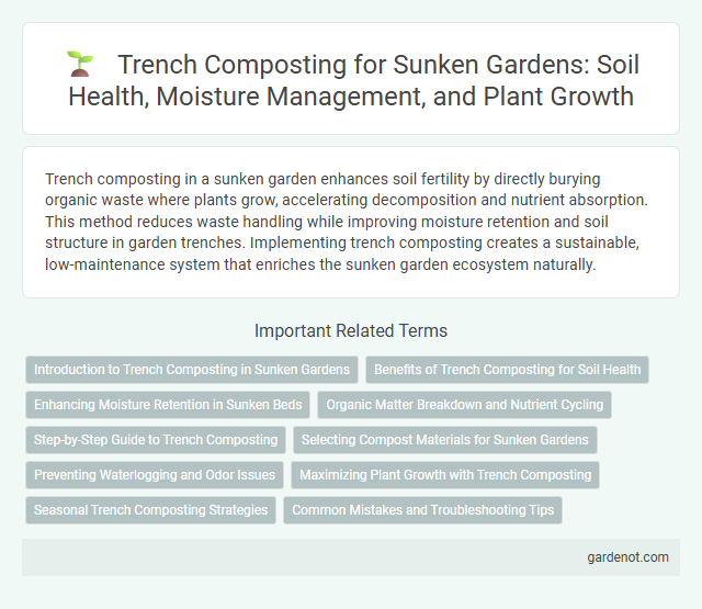 Trench Composting for Sunken Gardens: Soil Health, Moisture Management, and Plant Growth