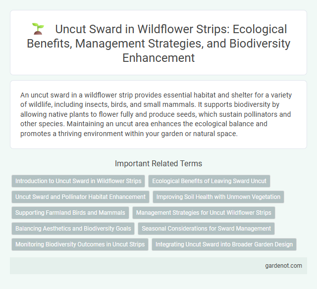 Uncut Sward in Wildflower Strips: Ecological Benefits, Management Strategies, and Biodiversity Enhancement