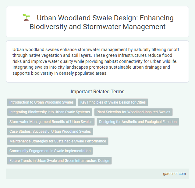 Urban Woodland Swale Design: Enhancing Biodiversity and Stormwater Management