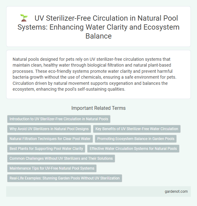UV Sterilizer-Free Circulation in Natural Pool Systems: Enhancing Water Clarity and Ecosystem Balance