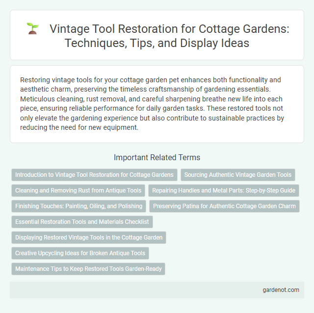 Vintage Tool Restoration for Cottage Gardens: Techniques, Tips, and Display Ideas