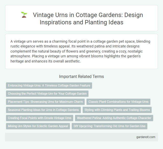 Vintage Urns in Cottage Gardens: Design Inspirations and Planting Ideas