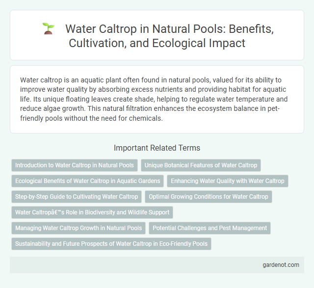 Water Caltrop in Natural Pools: Benefits, Cultivation, and Ecological Impact