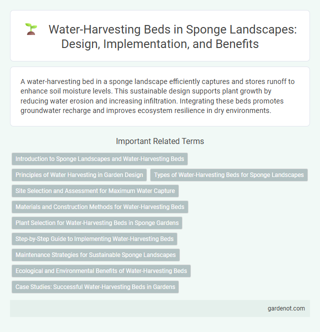 Water-Harvesting Beds in Sponge Landscapes: Design, Implementation, and Benefits