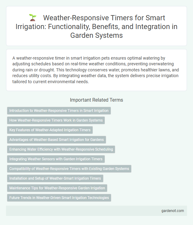 Weather-Responsive Timers for Smart Irrigation: Functionality, Benefits, and Integration in Garden Systems
