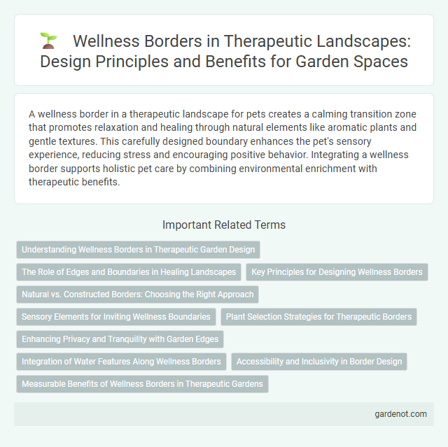Wellness Borders in Therapeutic Landscapes: Design Principles and Benefits for Garden Spaces