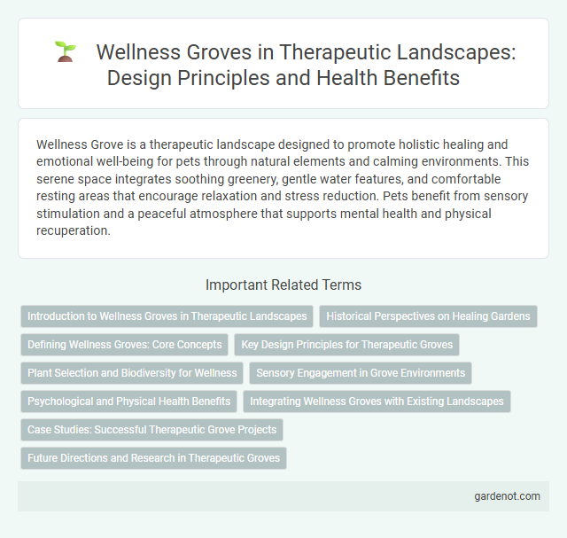 Wellness Groves in Therapeutic Landscapes: Design Principles and Health Benefits