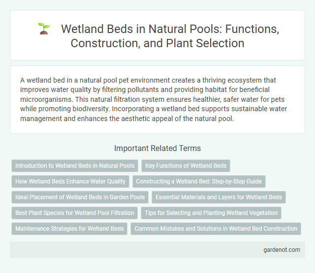 Wetland Beds in Natural Pools: Functions, Construction, and Plant Selection
