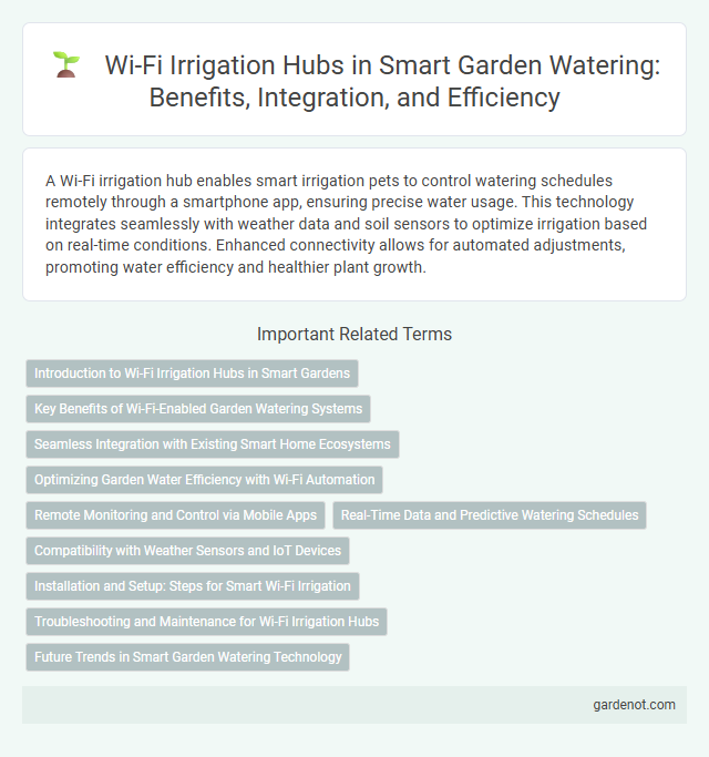 Wi-Fi Irrigation Hubs in Smart Garden Watering: Benefits, Integration, and Efficiency