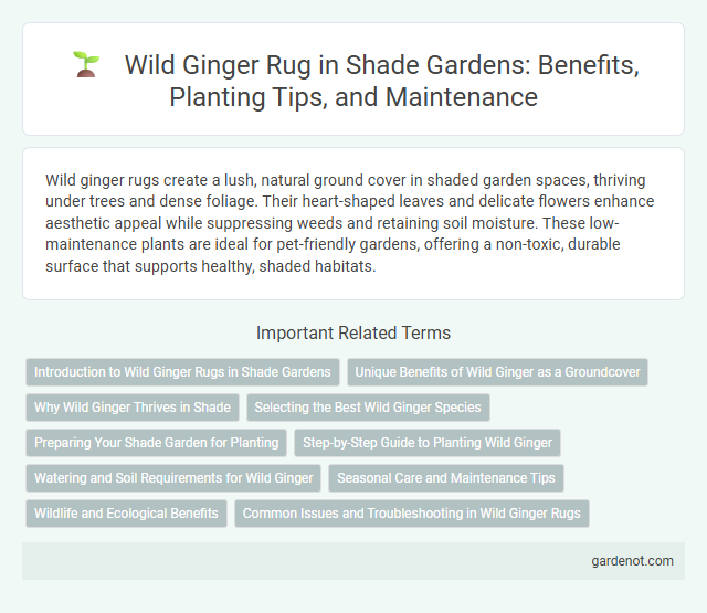 Wild Ginger Rug in Shade Gardens: Benefits, Planting Tips, and Maintenance